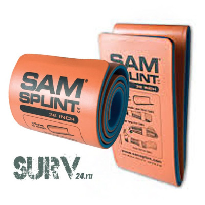 Универсальная складная шина Sam Splint (сине-оранжевая туристическая)