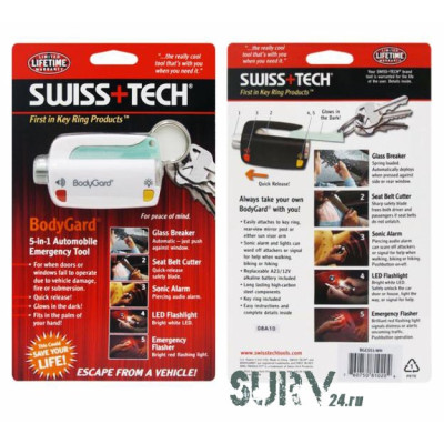 Мультитул брелок Swiss+Tech BodyGard 5-в-1