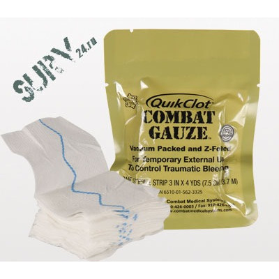 Кровоостанавливающее средство Quikclot Combat Gauze (бинт)