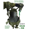 Универсальная гибкая туристическая веревка Surv Gear Tie (зеленая)