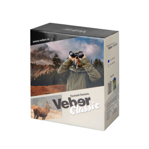 Бинокль Veber Classic БПЦ 20x60 VR камуфлированный