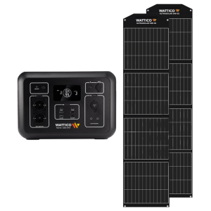 Солнечный генератор WATTICO HOME 1200 MAX + 2 ШТ ULTRASOLAR 300S2