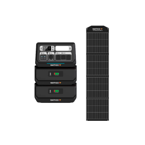 Солнечный генератор WATTICO HOME 2200 MAX NEW + 2 ШТ WATTICO HOME BATTERY MAX NEW + ULTRASOLAR 300S2