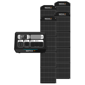 Солнечный генератор WATTICO HOME 2200 MAX + 4 ШТ ULTRASOLAR 300S2