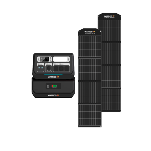 Солнечный генератор WATTICO HOME 2200 MAX NEW + HOME BATTERY MAX NEW + 2 ШТ ULTRASOLAR 300S2