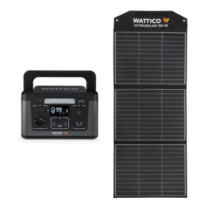 СОЛНЕЧНЫЙ ГЕНЕРАТОР WATTICO CAMP 600 LITE + ULTRASOLAR 150S2