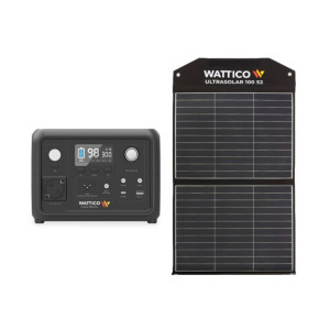 СОЛНЕЧНЫЙ ГЕНЕРАТОР WATTICO CAMP 300 LITE + ULTRASOLAR 100S2